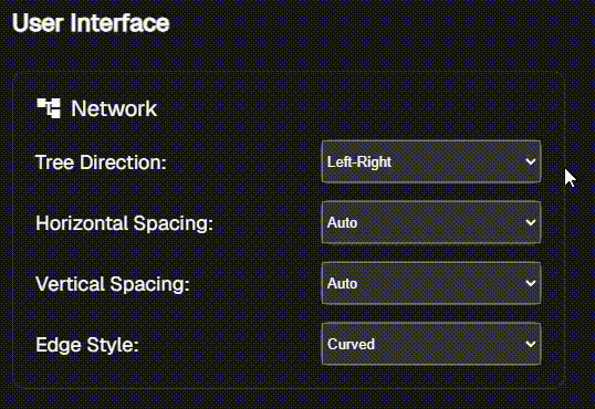 Network layout options